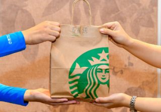 スターバックスが北京、上海で出前開始。アリババ系餓了麼と提携