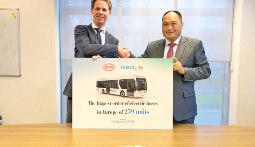BYD、欧州で新たに電気バスを大量受注　市場シェア20％超でTOPを維持