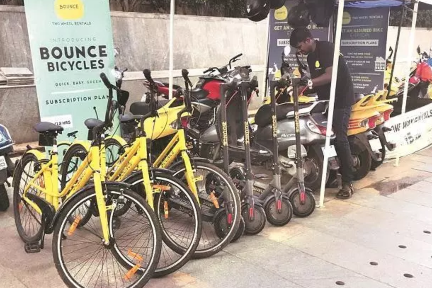インドの電動バイクシェア「Bounce」：シリーズDで約105億円を調達