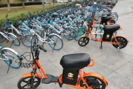 シェア電動自転車で勢力図に変化　中国最大のハローに迫る滴滴と美団