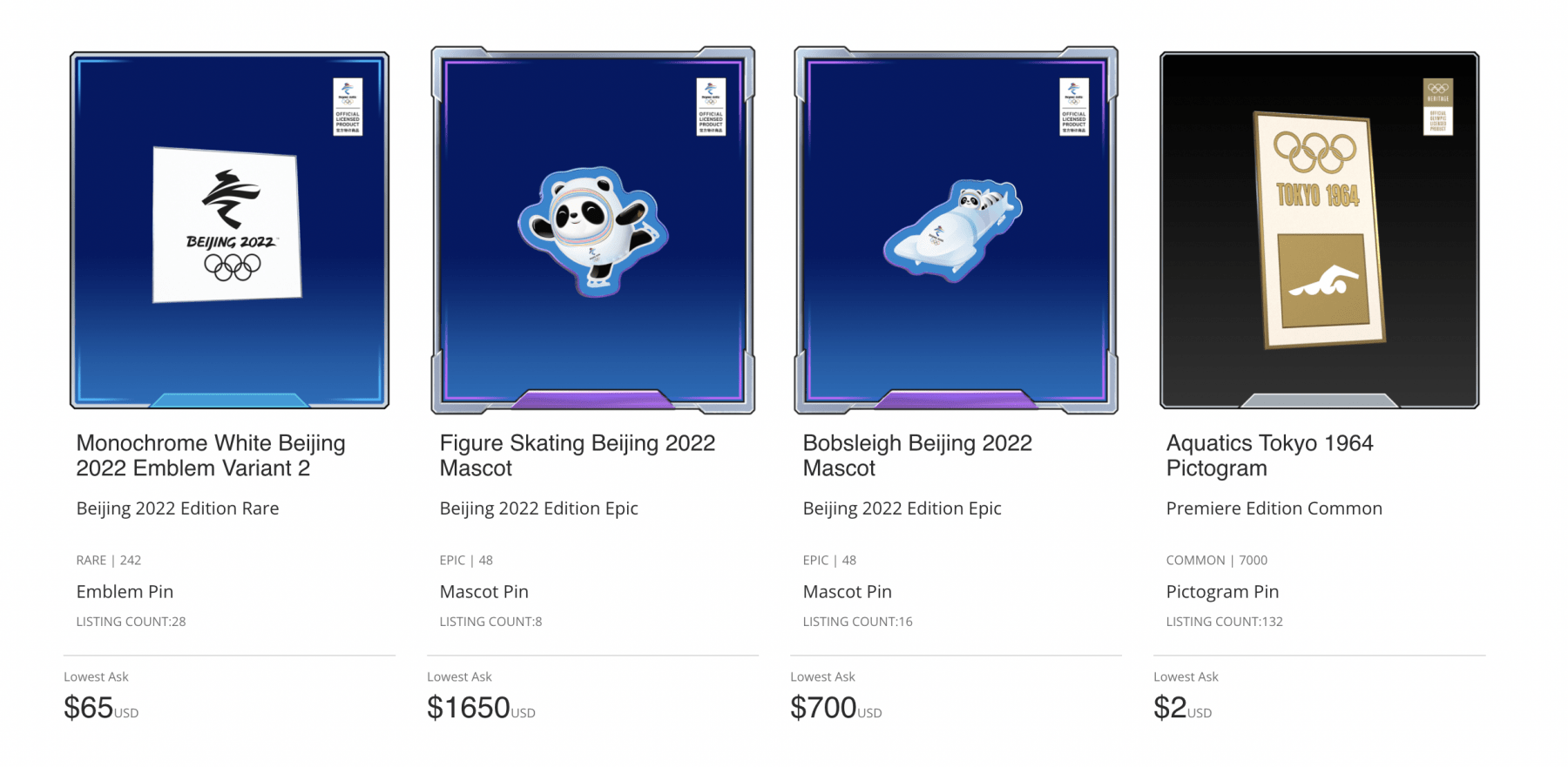 北京冬季五輪マスコット「ビンドゥンドゥン」のNFT、転売価格暴騰