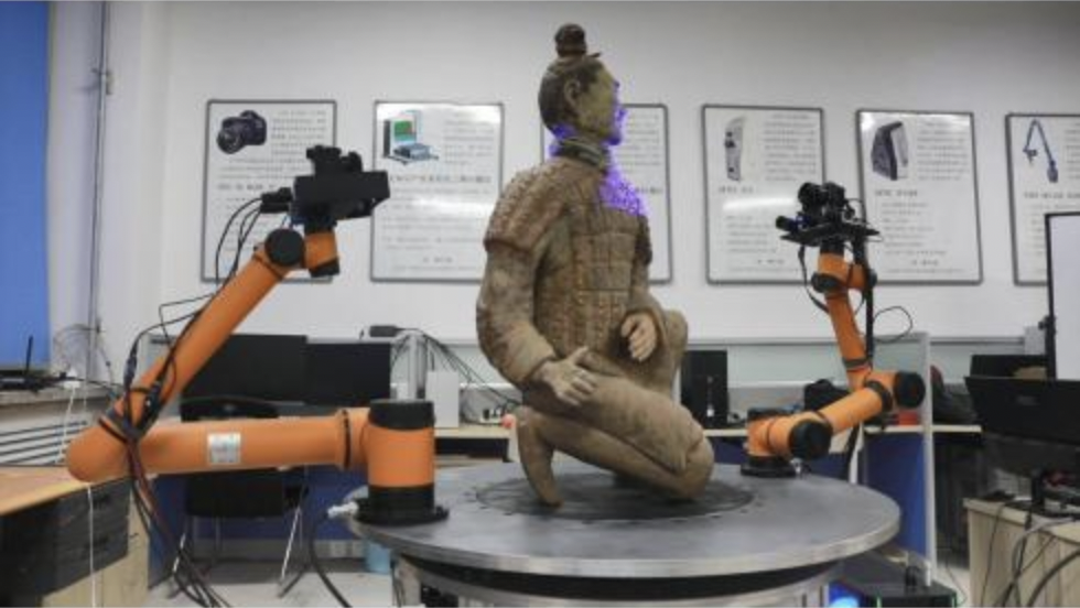 中国、ロボットによる文化財・兵馬俑のデータ収集や保存を実現