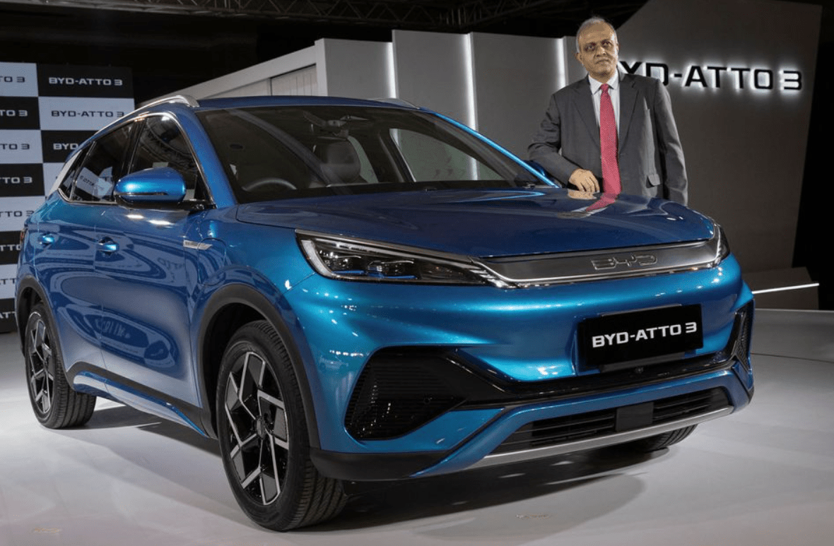 中国BYD、インドの乗用車市場に電動SUV「ATTO 3」を投入