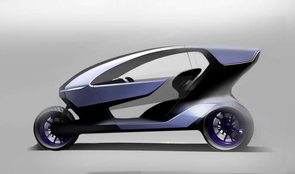 バイクと車の長所をあわせ持つ超小型EV、年末発表 　中国の若者をターゲットに