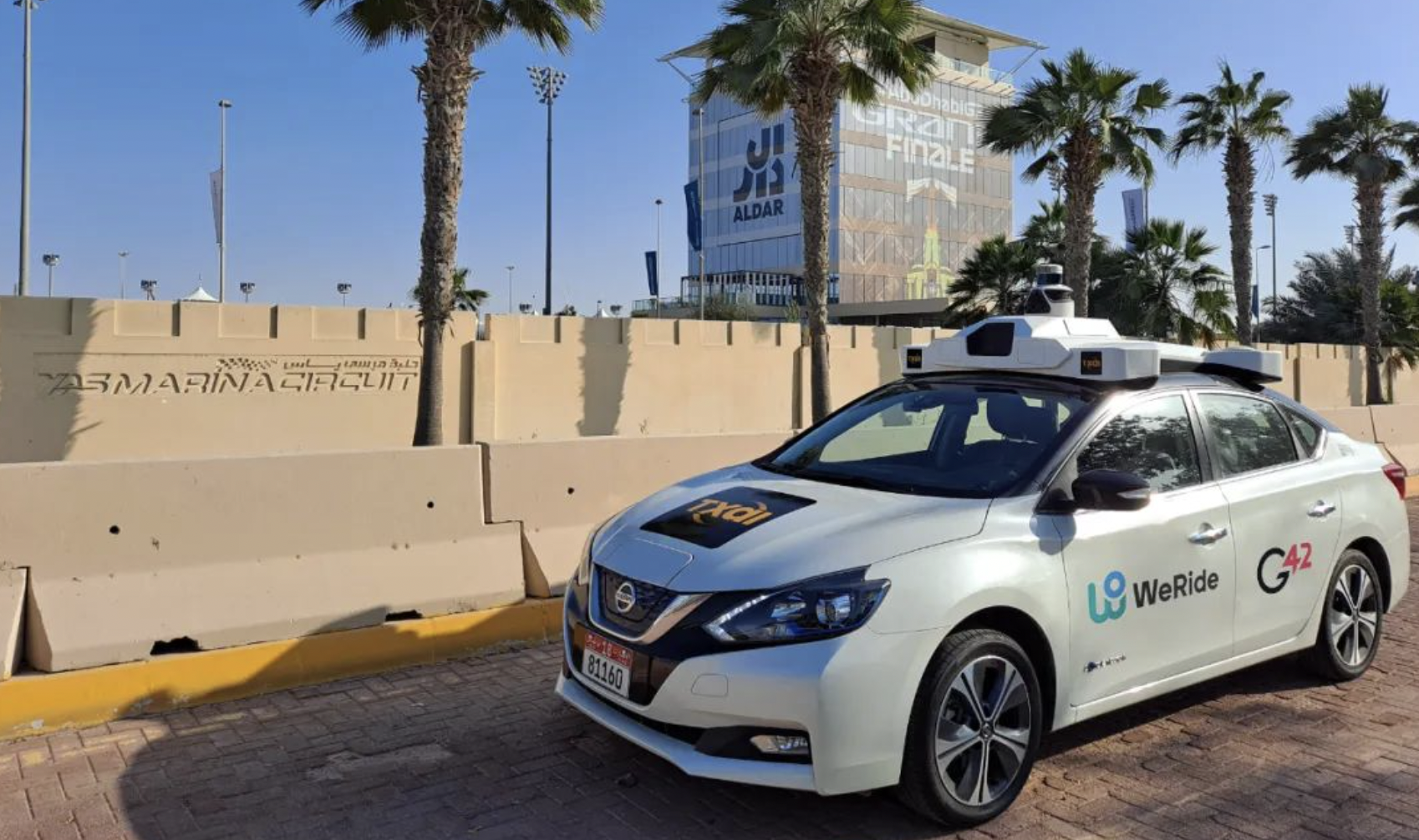 UAEで初の自動運転公道走行ライセンス、中国「WeRide」が取得