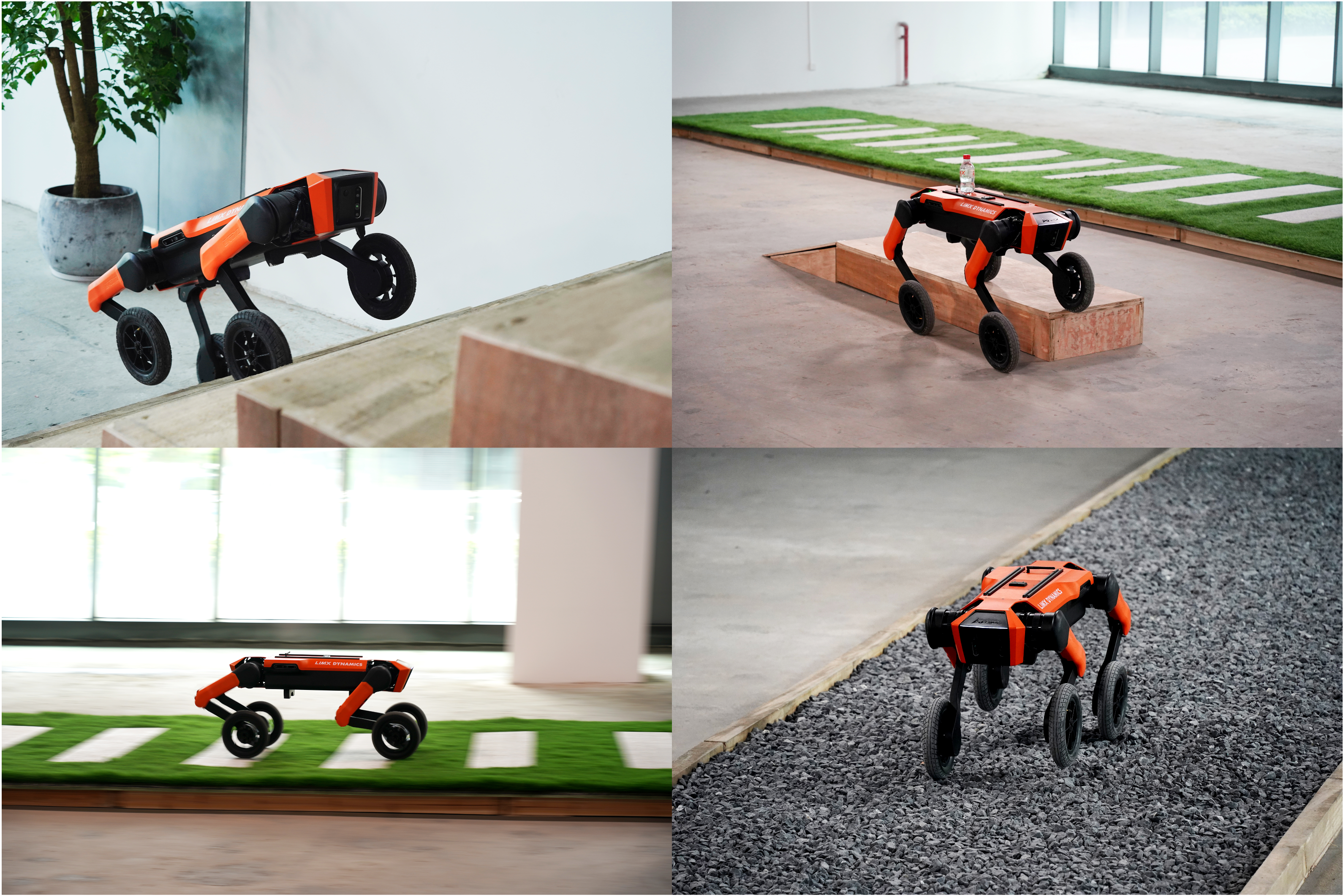リアルタイムに地形を検知、高性能の車輪付き四脚ロボット「LimX Dynamics」が40億円を調達