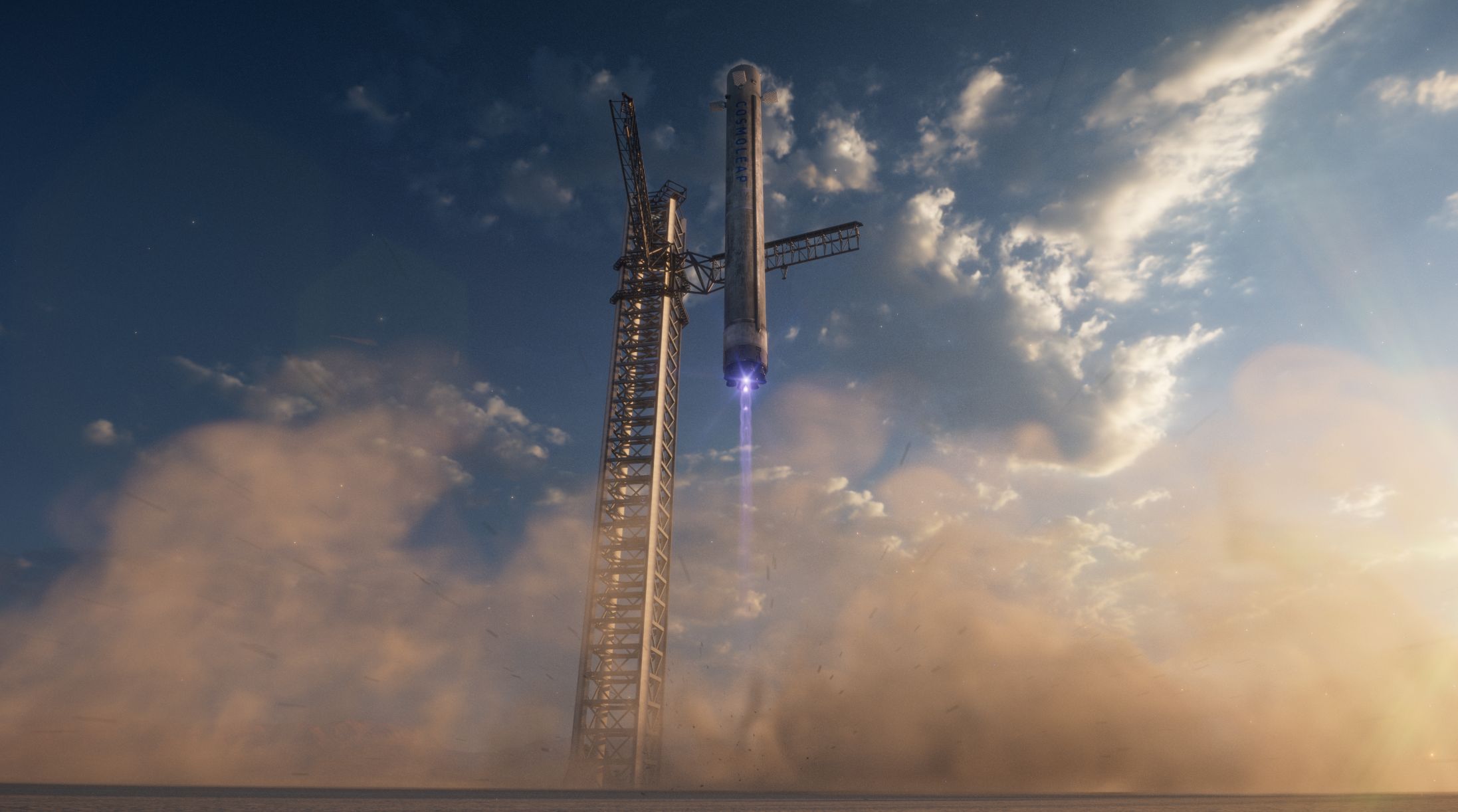 再使用型ロケットを「巨大アームで捕獲」、スペースXと同じ回収法で注目浴びる中国企業