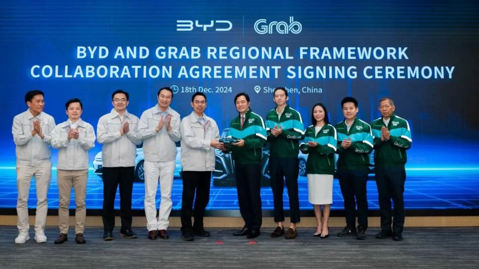 BYD、東南アジア配車大手グラブと提携　6カ国でEV5万台を導入へ