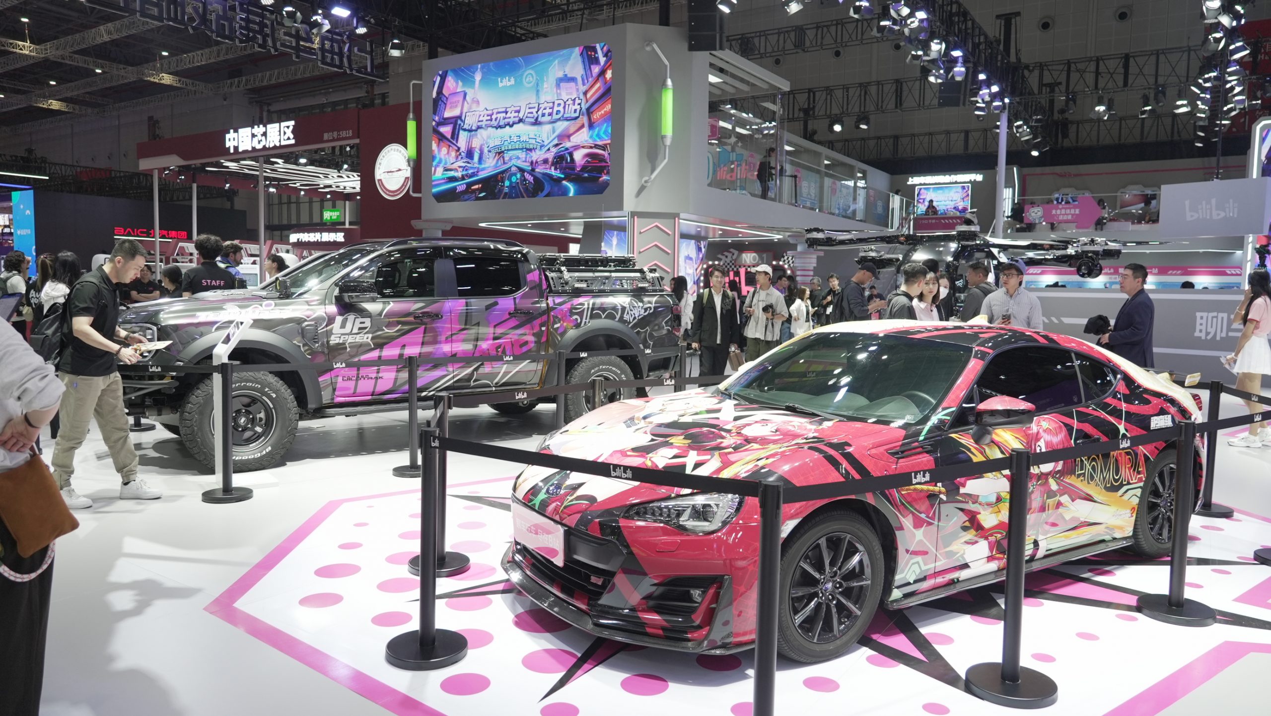 「痛車」が上海モーターショーに登場！ビリビリ動画、若者文化で存在感