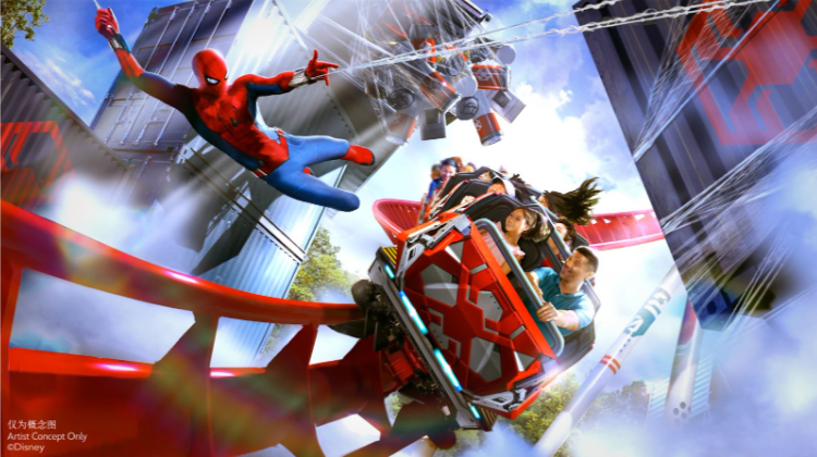 上海ディズニー、新エリア着工　スパイダーマンがテーマ
