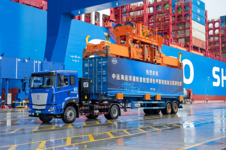 中国、海運燃料にグリーンメタノール導入　廃棄物活用でCO2削減325トン実現