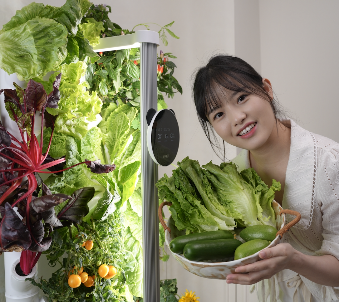AIで“枯らさない”室内菜園。中国発スマート栽培機、最大30種同時栽培・自動管理