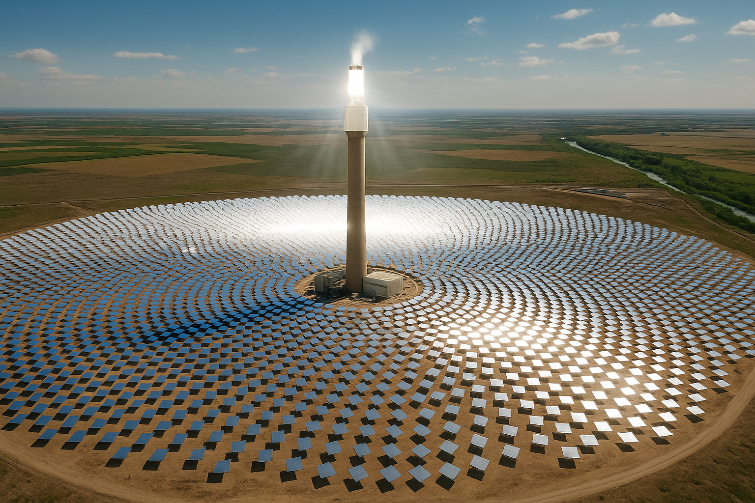 中国・東北初のタワー式太陽熱発電所、吉林で最終段階へ　CO2ゼロの「グリーン電力」実現へ