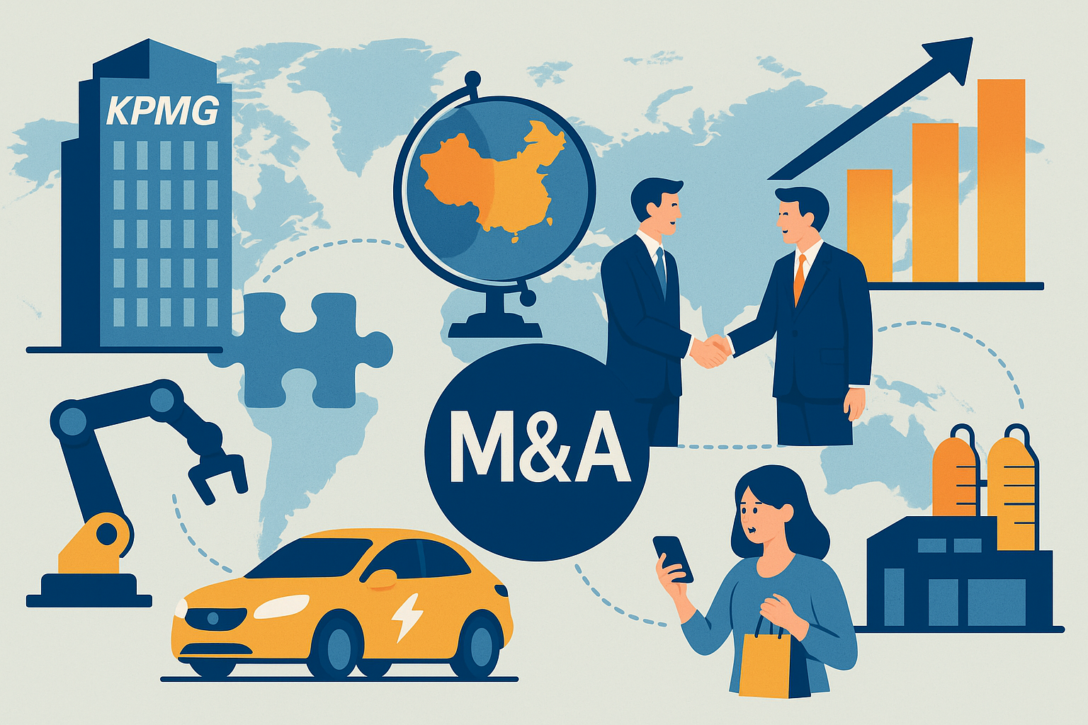 多国籍企業、中国でのM＆A　過去6カ月に大幅増