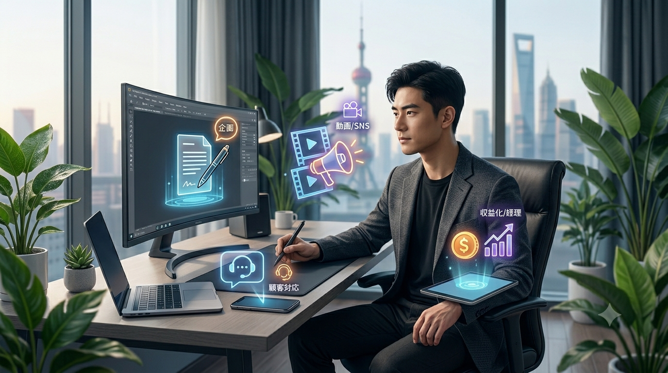 社員は全員AIーー中国で広がる「一人会社（OPC）」の稼ぎ方