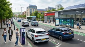 中国車、英国市場で拡大　「ブランドより価値」、EV普及を追い風に